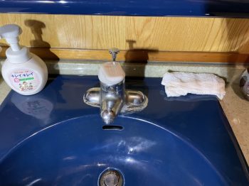 コロナ対策…自動水栓化工事